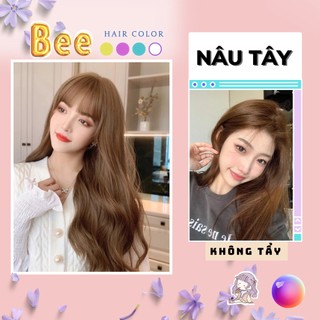 Thuốc nhuộm tóc màu NÂU TÂY không tẩy | Bee haircolor, Beehaircolor