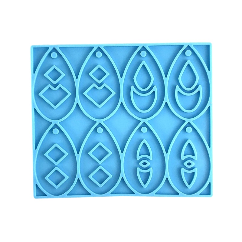 Khuôn Silicone Làm Mặt Trang Sức Hình Giọt Nước