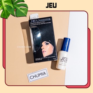 Keo dán mi gắn lông mi giả JEU Eye PVTI trong suốt bộ trang điểm chính hãng MG chumia