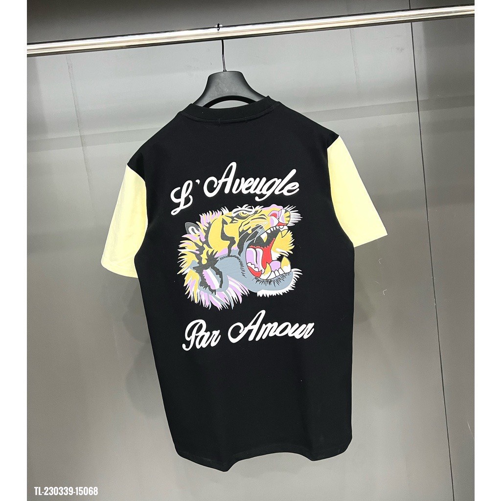 Áo thun nữ, nam unisex dáng rộng tay ngắn in hình hổ sau lưng, áo phông cộc tay hottrend