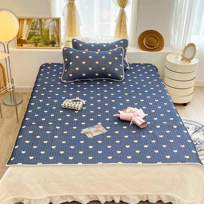 Chiếu điều hoà loại 1 mẫu mới 2023 5D CHIC STUDIO Kem Bedding Decor