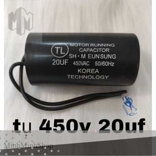 Tụ máy bơm 450vac 20uf hàng tốt