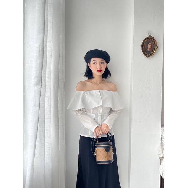 Áo sơ mi trễ vai Juliet Top