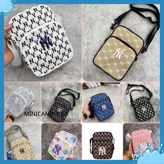 Túi đeo chéo mlb b210 monogram mini bag pink made in viet/nam full tem tag