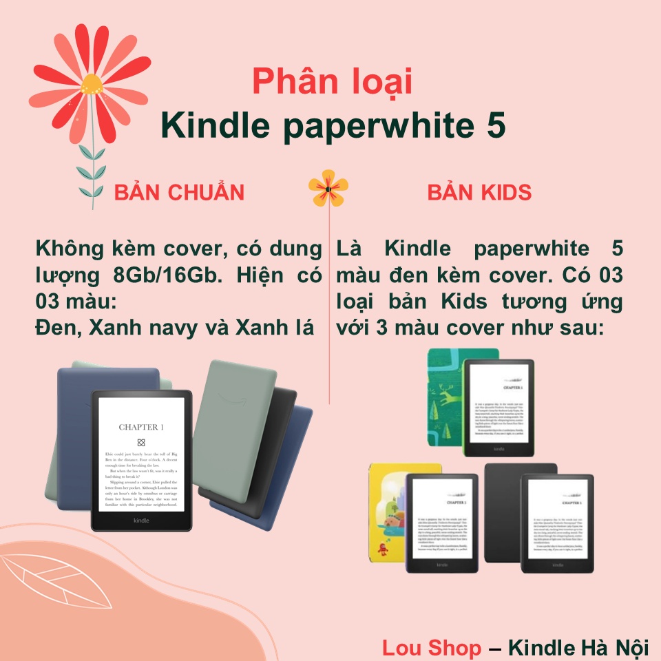 Máy đọc sách Kindle Paperwhite 5 (11th) Kindle PPW5, màn hình eink, 6,8 inch 300PPI, Darkmode, chống nước | BigBuy360 - bigbuy360.vn