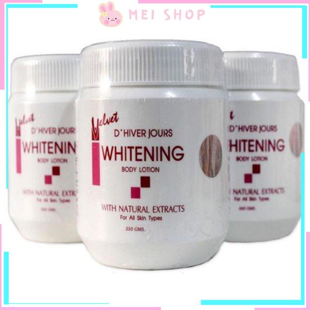 Kem dưỡng ẩm Velvet WHITENING BODY LOTION Chuẩn Hàng Thái Lan 350g