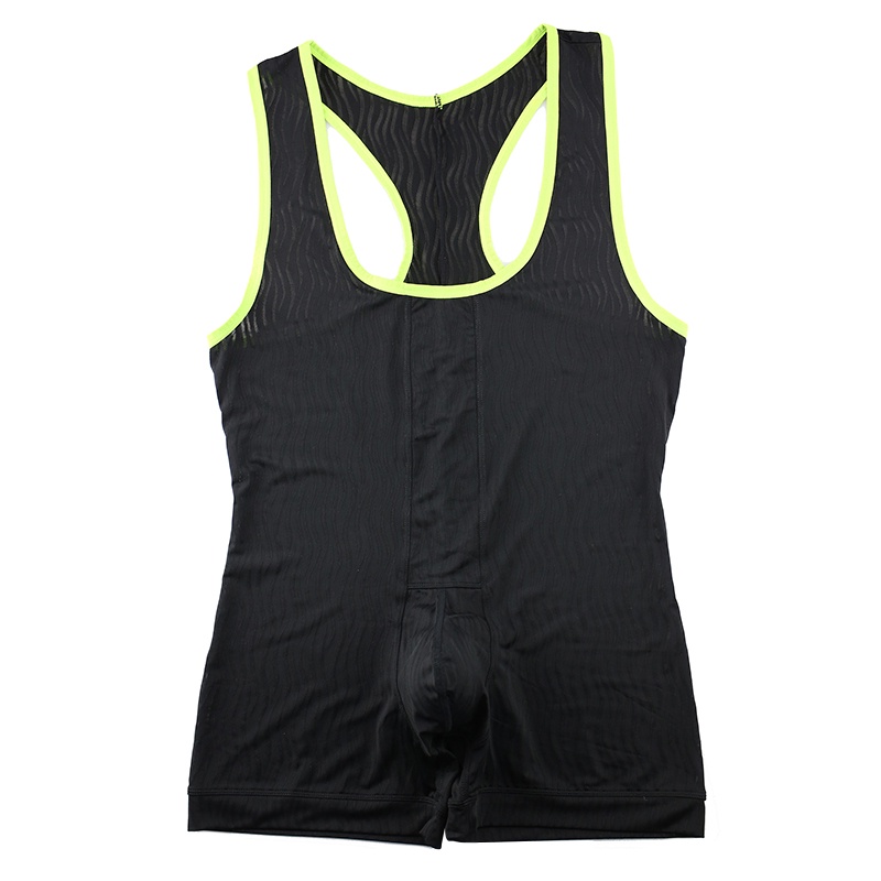 Bộ Áo Liền Quần Siêu Mỏng Ôm Body Tập Thể Hình Cho Nam