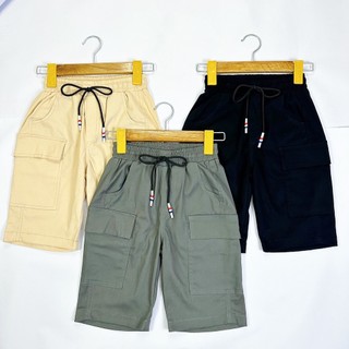 Quần Lửng bé trai size đại - Kaki mềm mịn co giãn nhẹ (KL10)