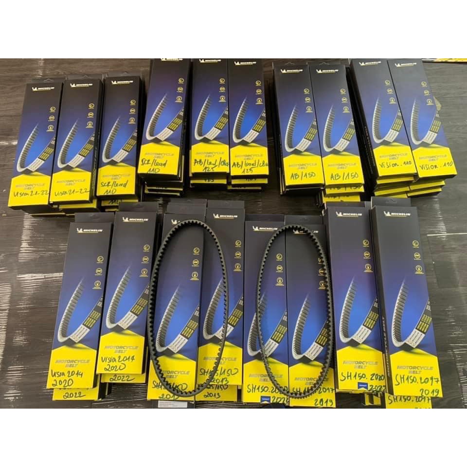 Dây curoa chính hãng MICHELIN đủ loai xe AB, SH, Vario, Vision, Lead, SCR, SH Mode,....