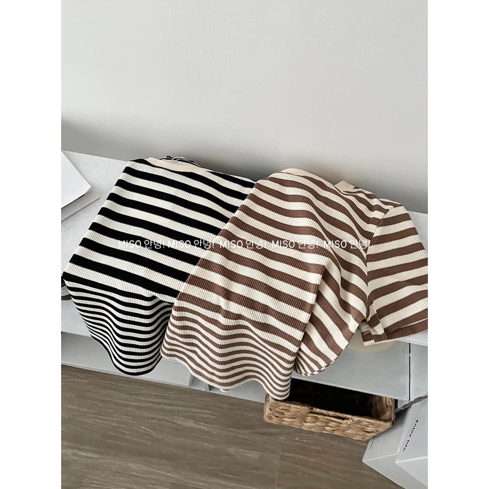 Áo len tăm kẻ to qccc