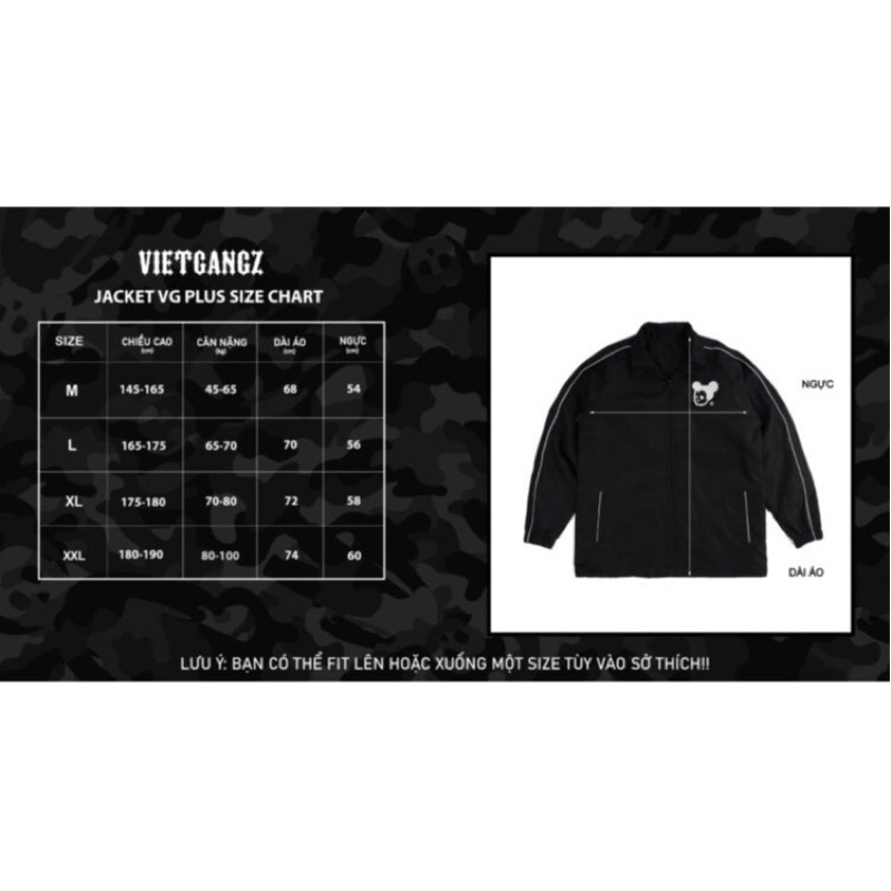 Áo Khoác Jacket Vietgangz Plus - Vietgangz Brotherhood