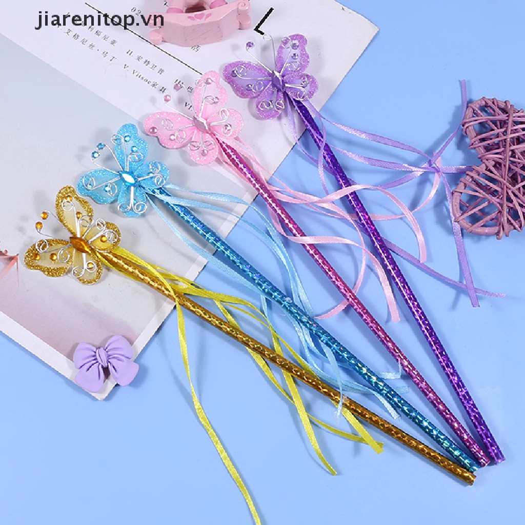 1 Cây Gậy Phép Thuật Hình Bướm Dễ Thương jiarenitop Cho Bé Gái