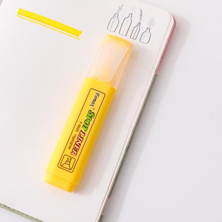 Bút highlight pastel - bút dạ quang cao cấp - bút đánh dấu dòng học sinh - HIKOMA STORE