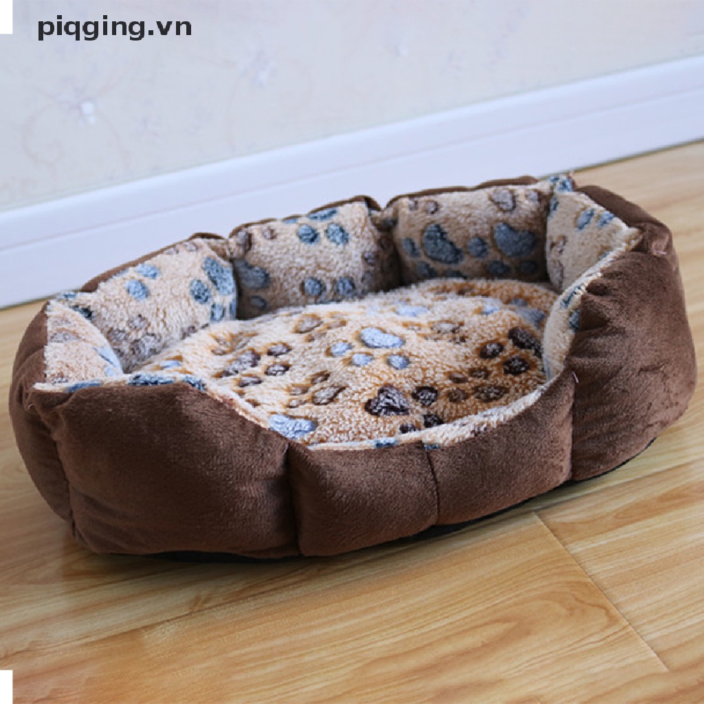 Giường Ngủ Vải Lông Mềm Ấm Áp Dành Cho Thú Cưng
