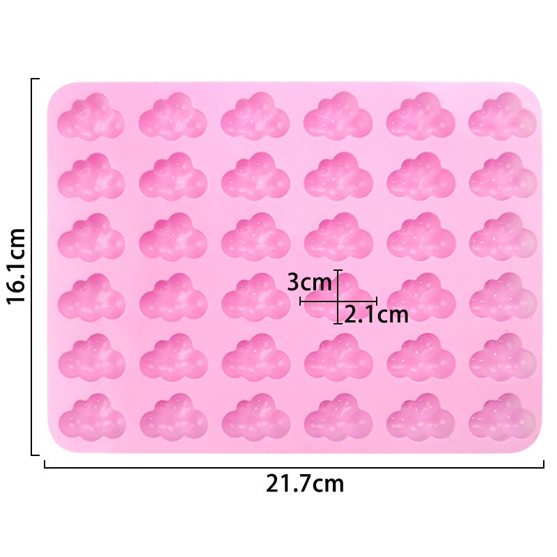 Khuôn Silicone 36 Ngăn Làm Bánh Tạo Hình Đám Mây Độc Đáo Tiện Dụng