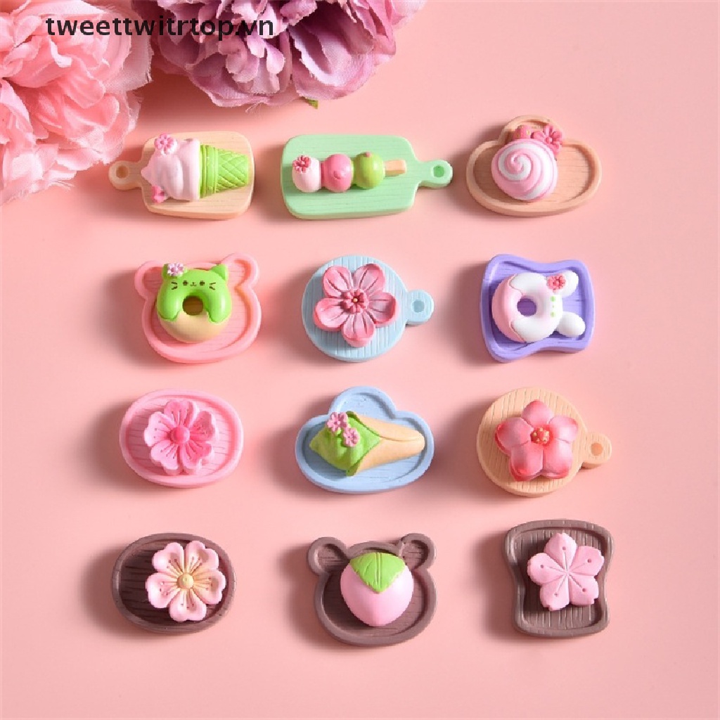 Set 3 Khay Đựng Thức Ăn Tỉ Lệ 1: 12 Dùng Trang Trí Nhà Búp Bê