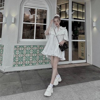 VÁY BABY DOLL CỔ BÈO