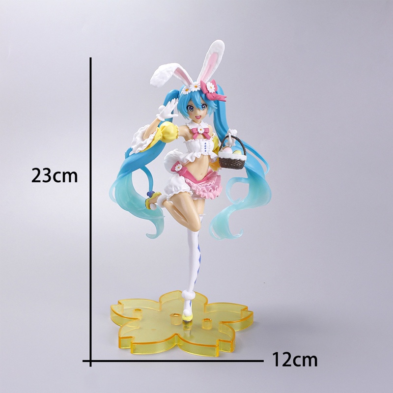 Mô Hình Búp Bê Hatsune Miku Sakura Bằng PVC 14-23cm 8 Kiểu Dáng Tùy Chọn