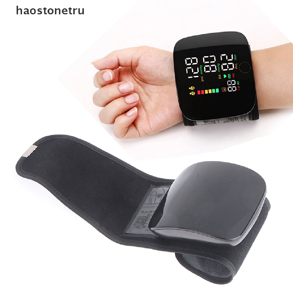 Máy Đo Huyết Áp Cổ Tay Màn Hình LCD Kỹ Thuật Số Tự Động Sạc Lại Bằng Giọng Nói