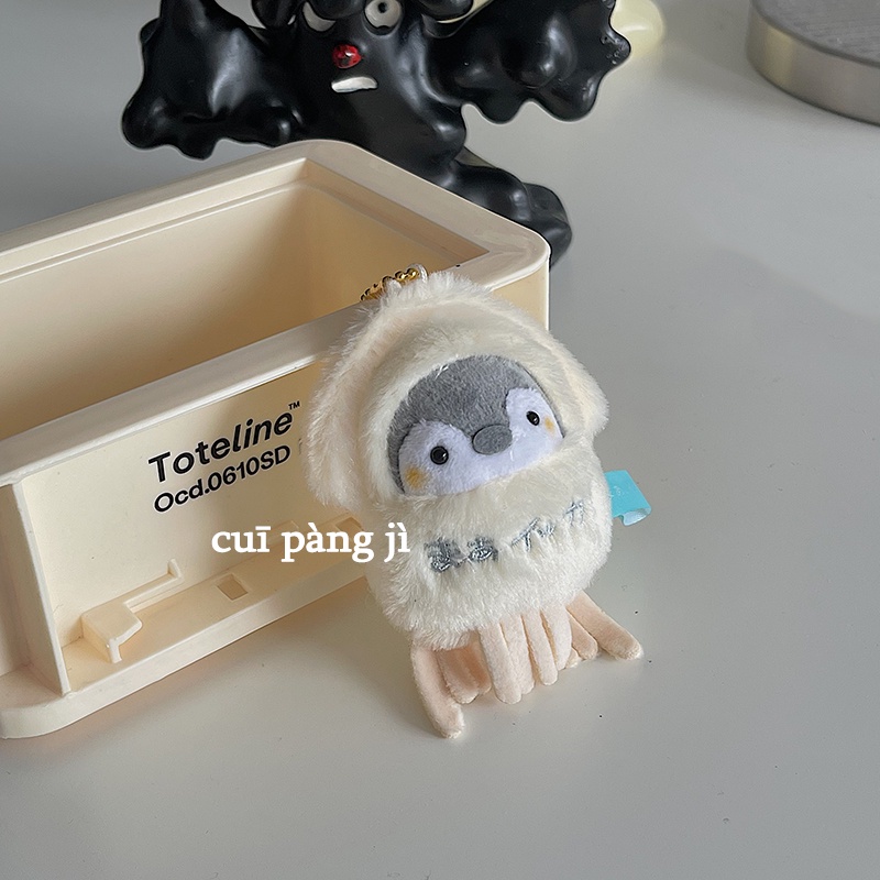 Thú Nhồi Bông Hình Chim Cánh Cụt Nhỏ Dễ Thương