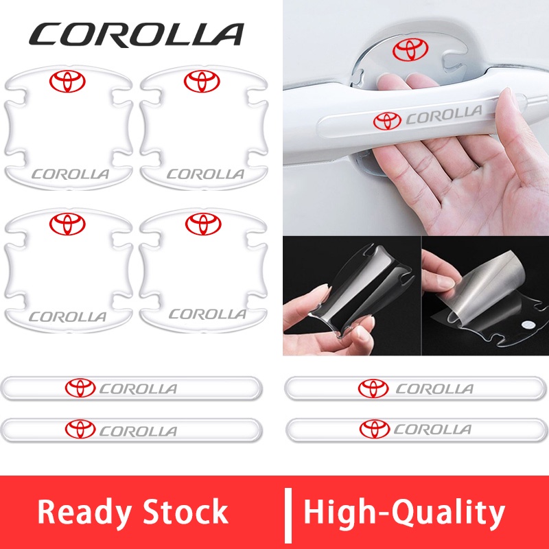 Miếng Dán Trong Suốt Chống Trầy Cho Tay Nắm Cửa Xe Hơi Toyota Corolla