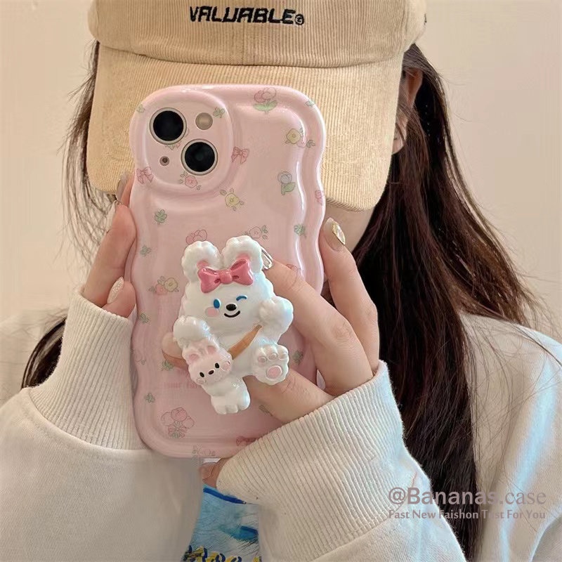Ốp Điện Thoại Mềm In Hình Thỏ Hoạt Hình Cho IPhone 14 13 12 11 Pro Max X Xr Xs Max 7 8 Plus