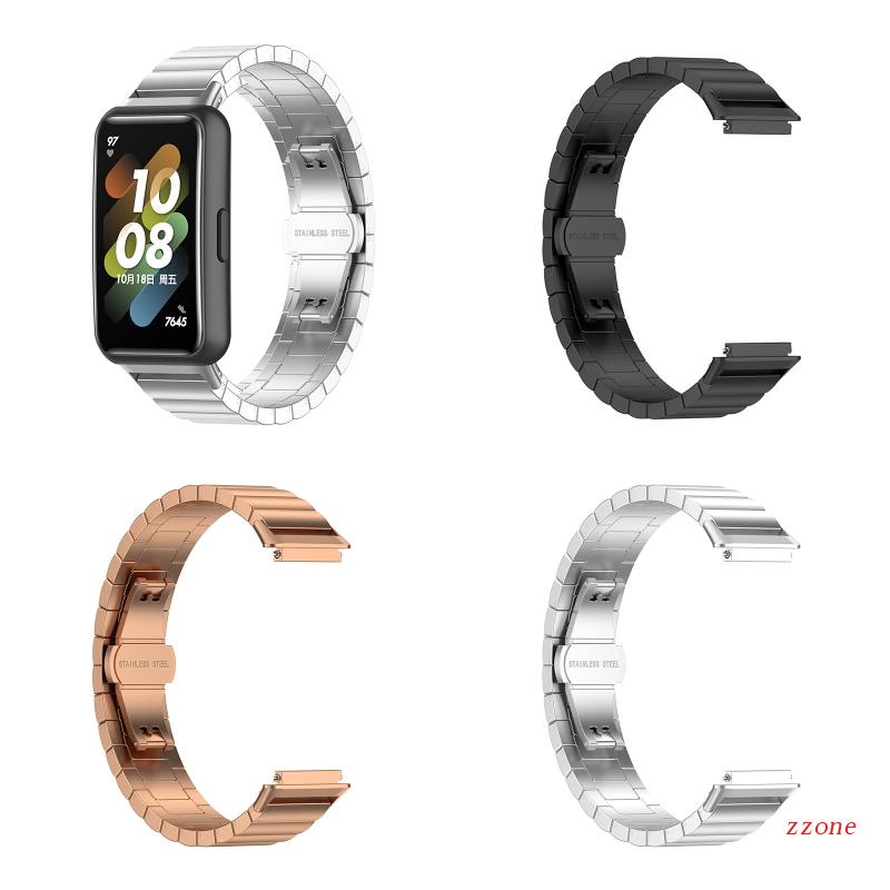 Dây Đeo Inox Có Thể Điều Chỉnh Cho Đồng Hồ Thông Minh HuaweiBand 7