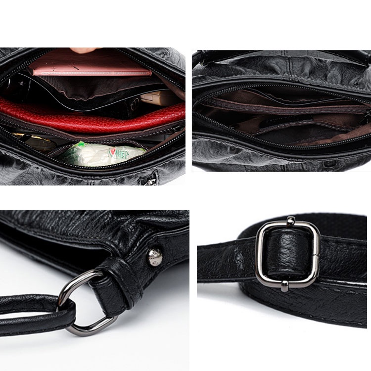 Túi Xách Da PU Cỡ Lớn Phong Cách Retro Thời Trang Cho Nữ