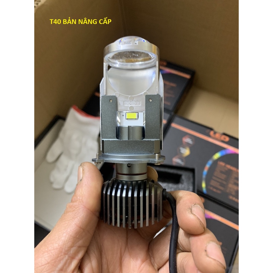 Đèn led bi cầu T40 công suất 45w đường cắt siêu đẹp