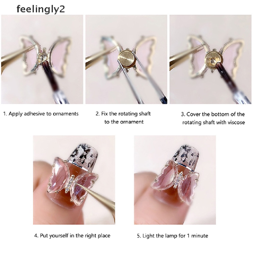 Set 5 / 10 Phụ Kiện Trang Trí Móng Tay Họa Tiết Hoạt Hình Dễ Thương