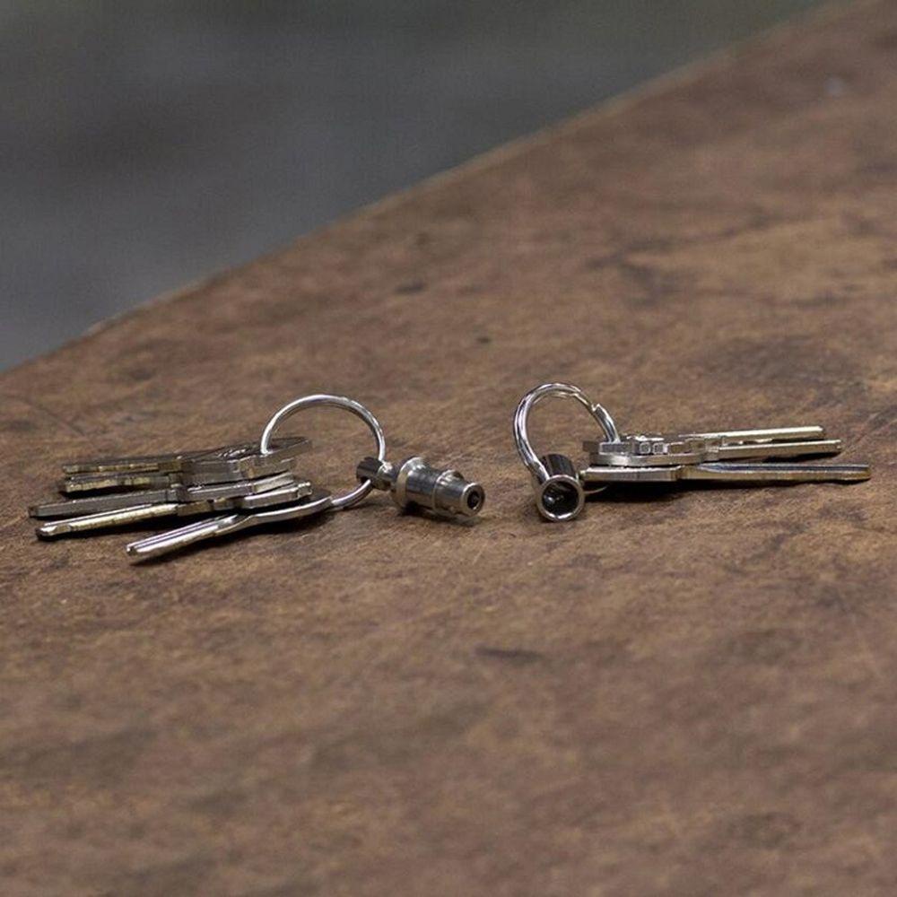 Set 2 Móc Khóa Sinh Tồn EDC Tháo Rời Nhanh Tiện Dụng Giá Đỡ