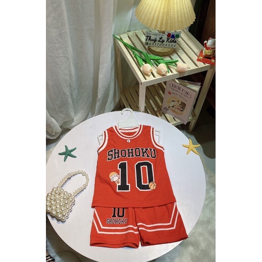 Set bộ ba lỗ mẫu chứ SHKOKU 10 phong cách thể thao cho bé trai