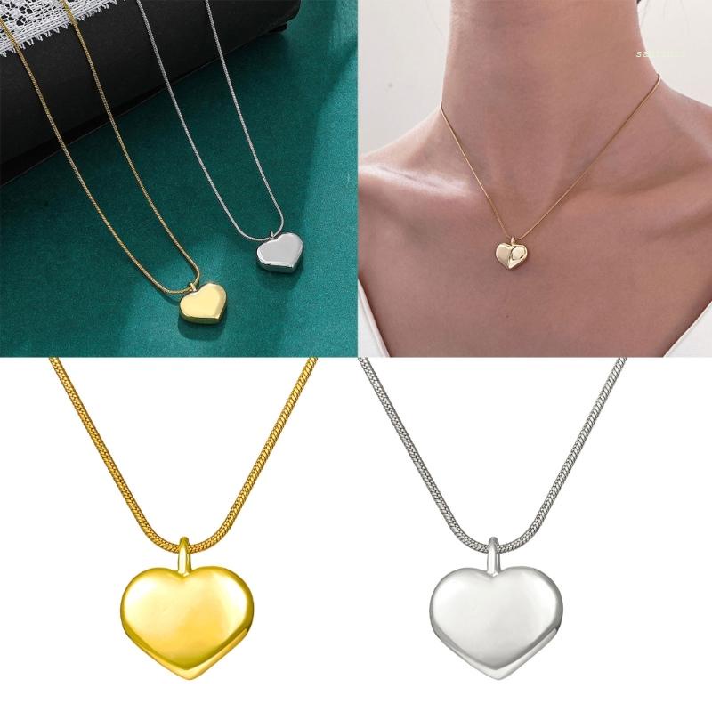 Vòng cổ Mặt Hình Trái Tim Phù Hợp Cho Nữ