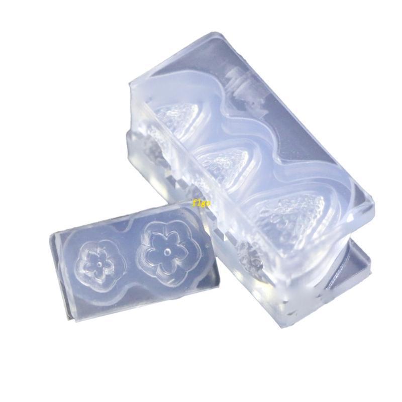 Khuôn Silicone Tạo Hình Làm Bánh Hình Quả Dâu / Lá 3D DIY