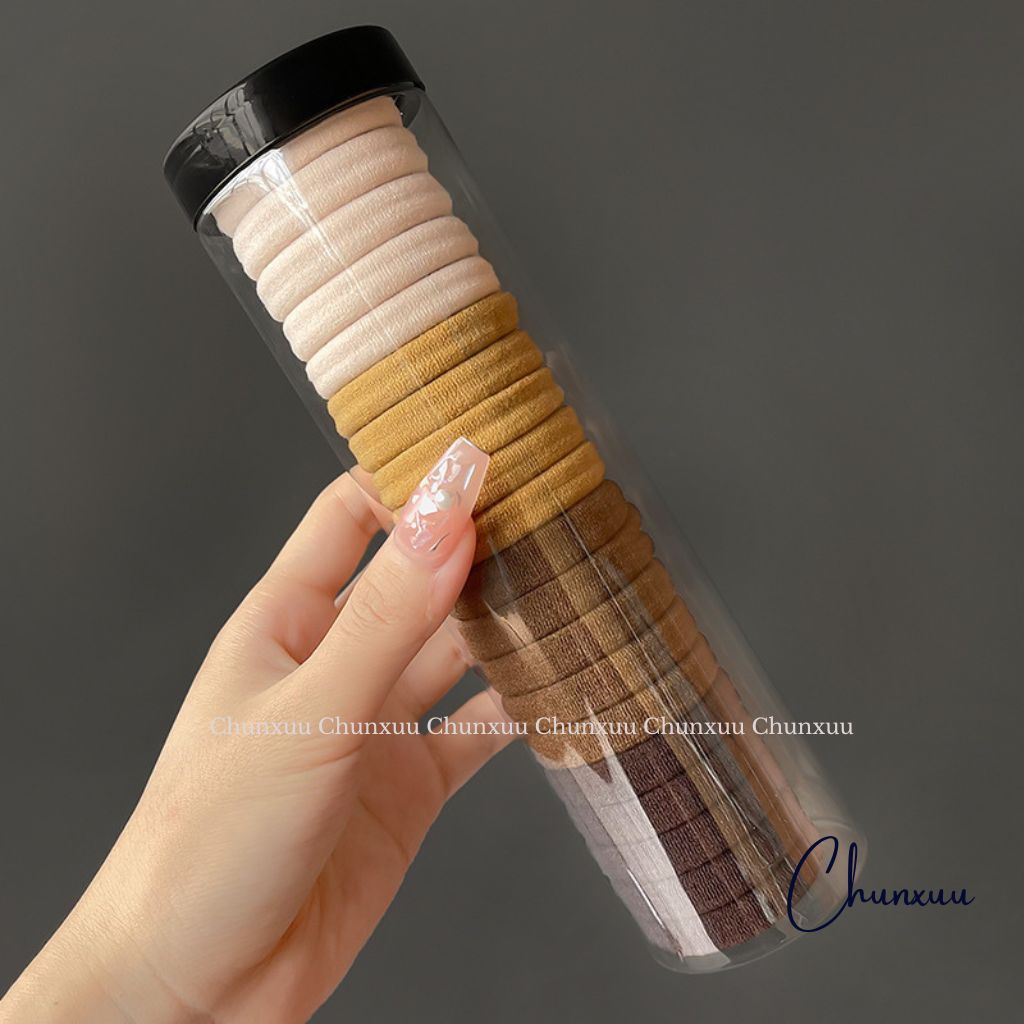 Set hộp dây buộc tóc nhiều màu phong cách hàn quốc màu sắc ngọt ngào- Chunxuu DBT01