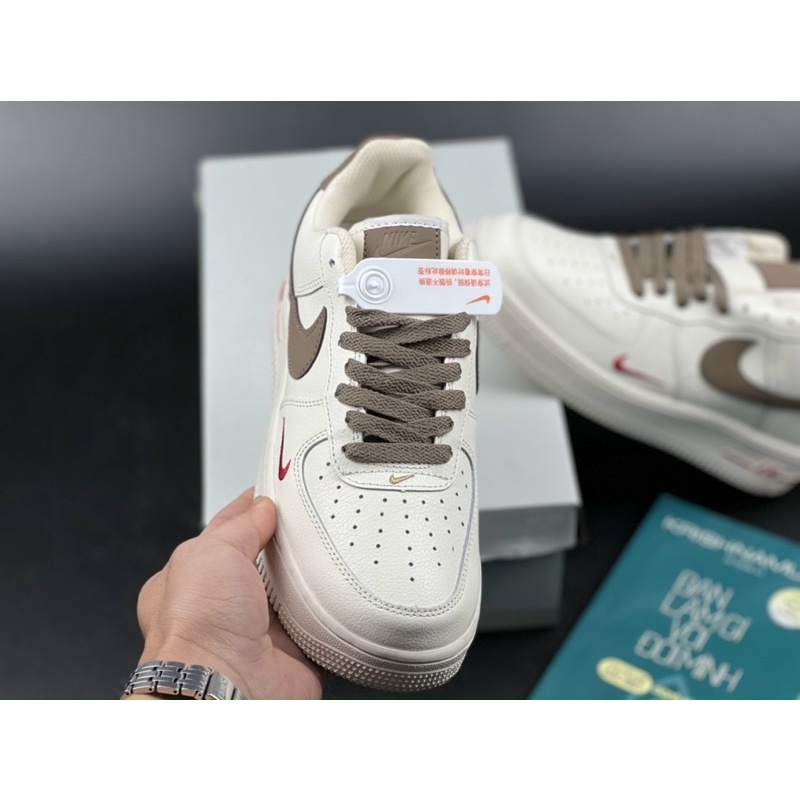 GIÀY THỂ THAO SNEAKER AF1 KEM NÂU, AF1 TRAVIS NÂU, AF1 TARMAC BẢN CẤP