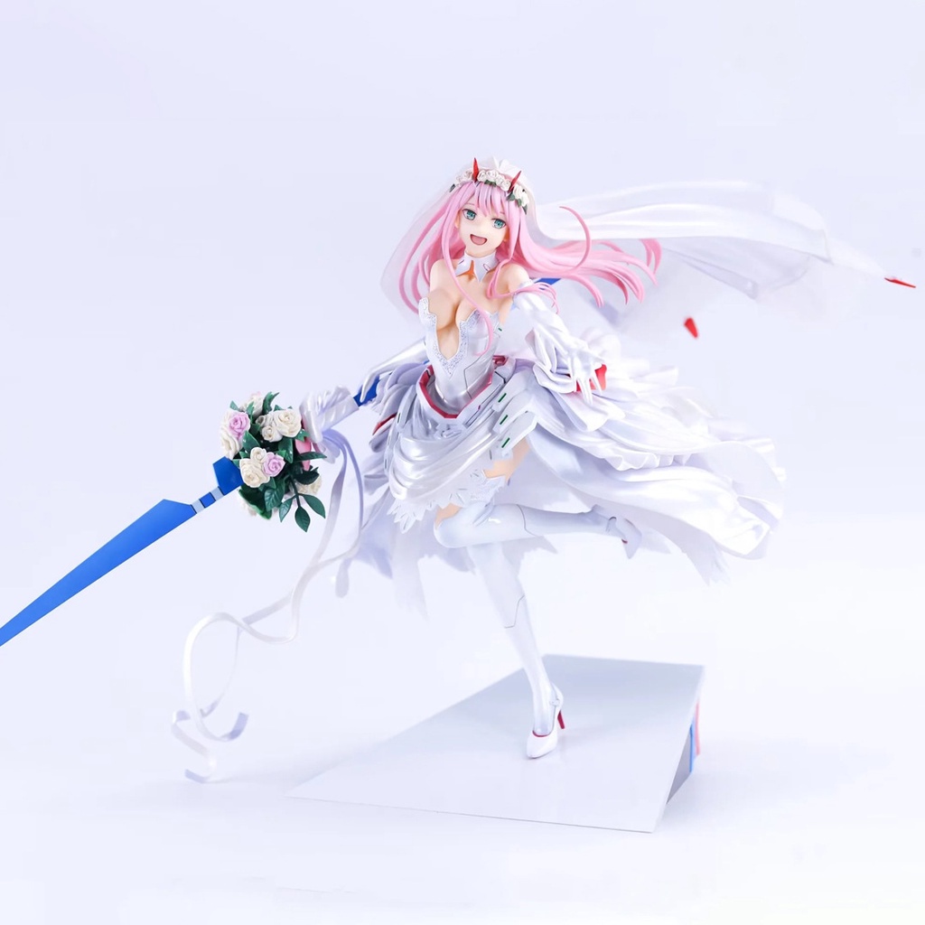 Mô hình Zero Two trang phục váy cưới bản GK cao 25cm
