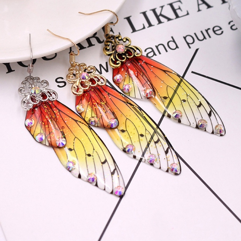 Khuôn Silicone Làm Móc Khóa Hình Bươm Bướm