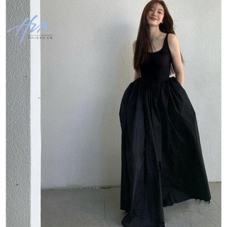 Hhjdxd Đầm Dự Tiệc Tối Cao Vừa Vặn Cỡ Lớn Có Dây Treo Thời Trang Mùa Thu Cho Nữ