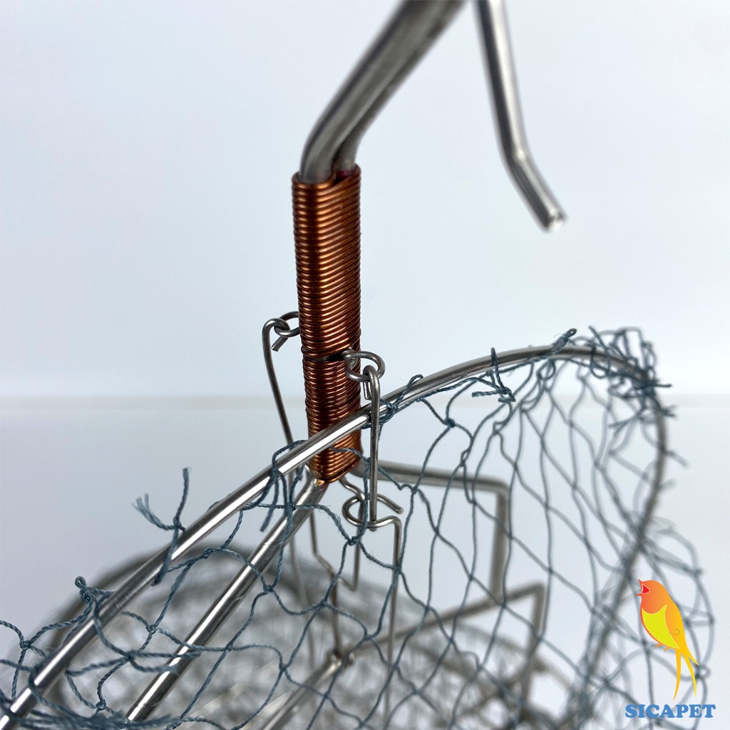 Lồng bẫy chim chào mào - chích chòe, Lồng bẫy chim khuyên, Bẫy chào mào chất liệu INOX không rỉ SICAPET