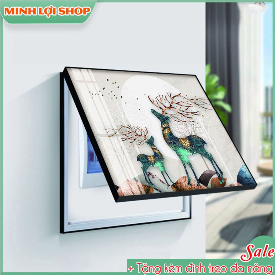 Tranh che ổ điện sử dụng khung bảng lề gấp mở, tiện lợi, thẩm mỹ dễ dàng sửa chữa TOĐ02