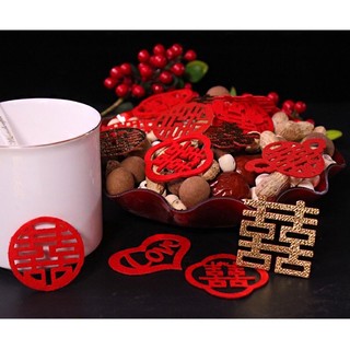 Miếng trang trí Song Hỷ nhí (20 cái)