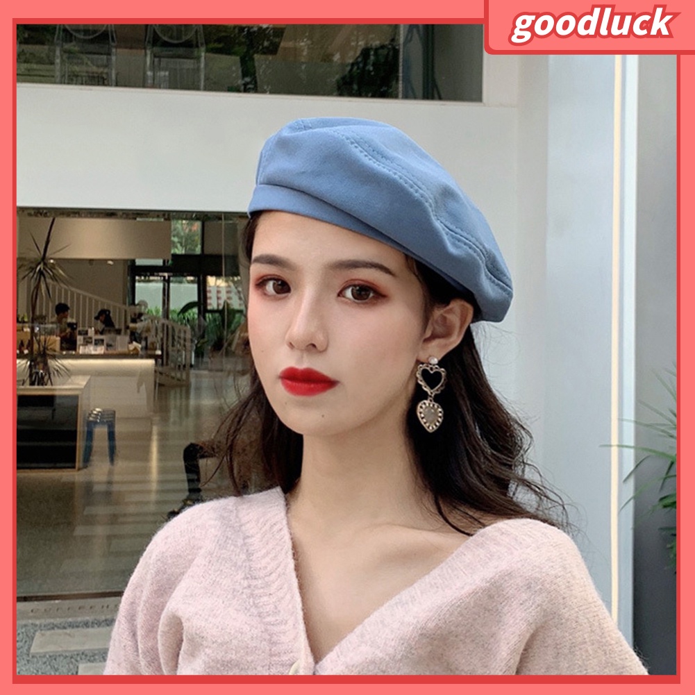 |Đồ Chơi GODK GODK Độc Đáo| Mũ Nồi Màu Trơn Thời Trang Cho Nữ