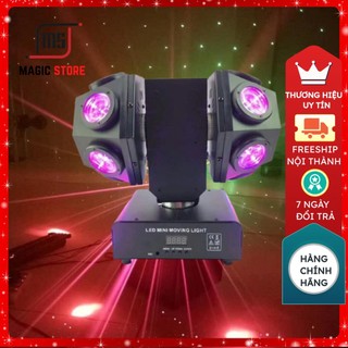 Đèn Moving 2 Đầu 12 Mắt Led + Laser Dùng Cho Sân Khấu, Karaoke - Magic Store SG