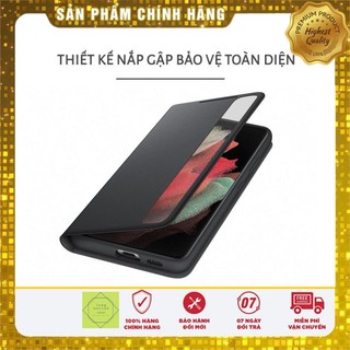 Bao da smart clear view s21 ultra chính hãng
