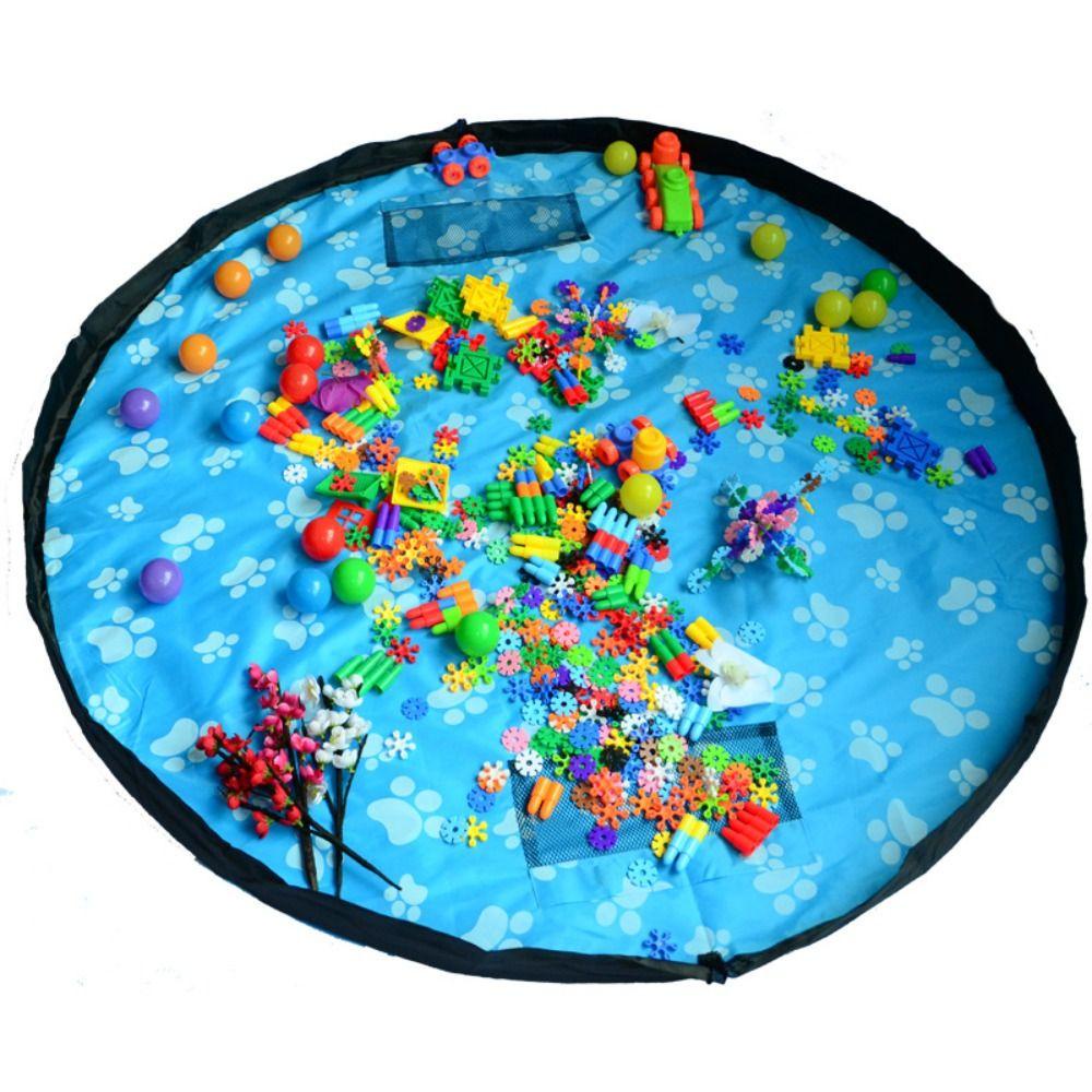 PATRICIA Túi Đựng Đồ Chơi Cho Bé Thiết Kế Hoạt Hình Hai Lớp Có Thể Gấp Gọn