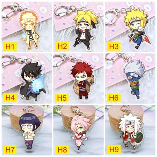 Móc khóa mica anime - Naruto Jiraiya, Hinata, Tsunade