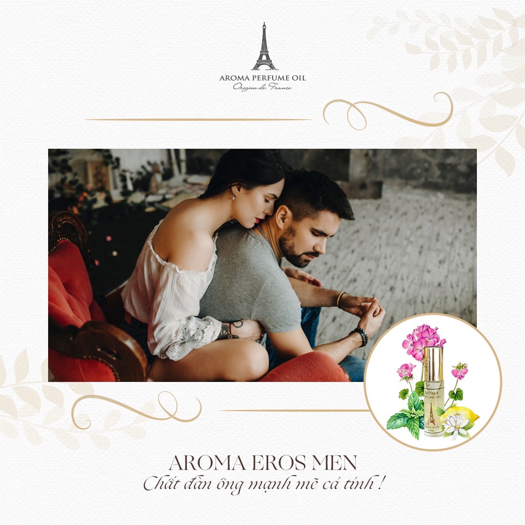 Nước Hoa Pháp AromaVersace Eros Men Nam Tính, Lịch Lãm, Mạnh Mẽ