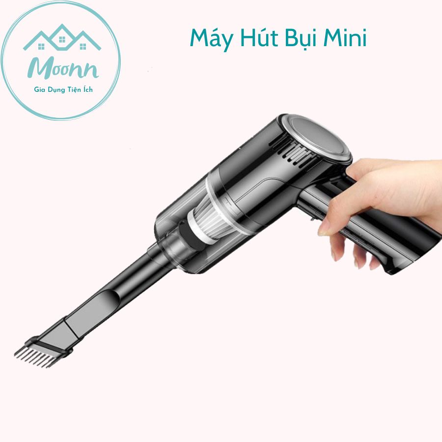 Máy Hút Bụi Mini Cầm Tay Không Dây, Sạc Tích Điện, Lực Hút Cao 9000PA - 120W Hút Mọi Loại Bụi Bẩn, Bảo Hành Lỗi 1 Đổi 1