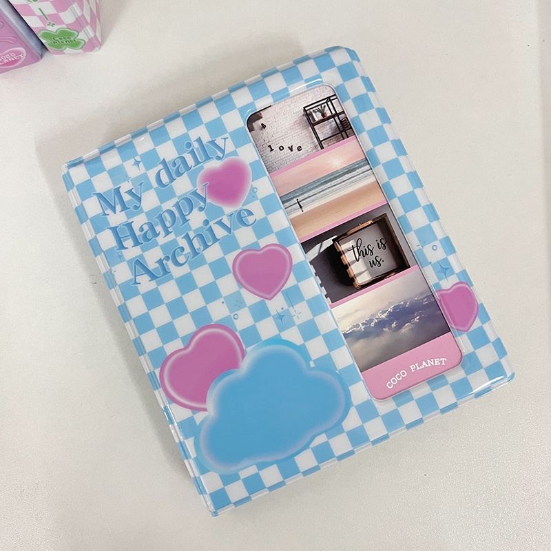 Album Ảnh Thẻ Bốn Ngăn Họa Tiết Dễ Thương Xinh Xắn